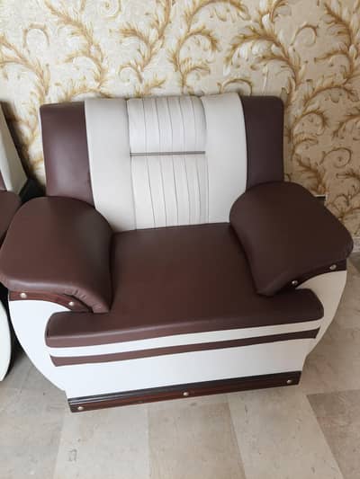 Leather Sheet Sofa Set