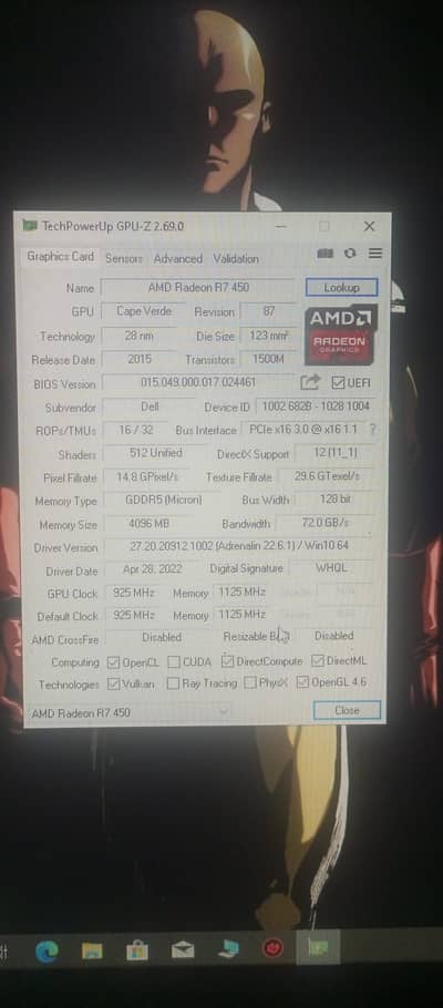 R7 450 4gb ddr5 version