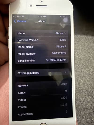 I phone 7 PTA Approved 128GB