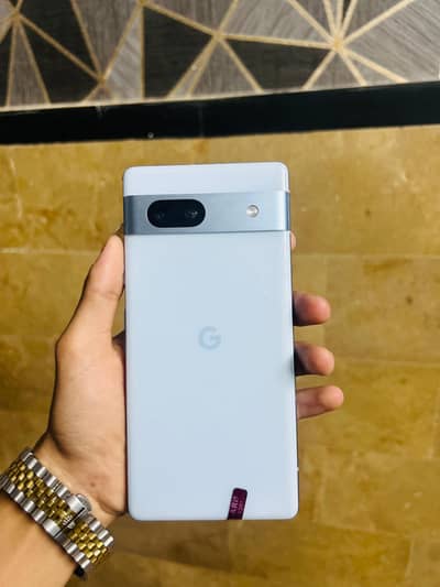 Google pixel 7a 10 by 10 condition light blue color