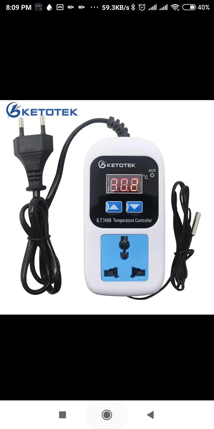 Digital Thermostat 220V incubator -50~110C With Sensor Temperature — photo 9