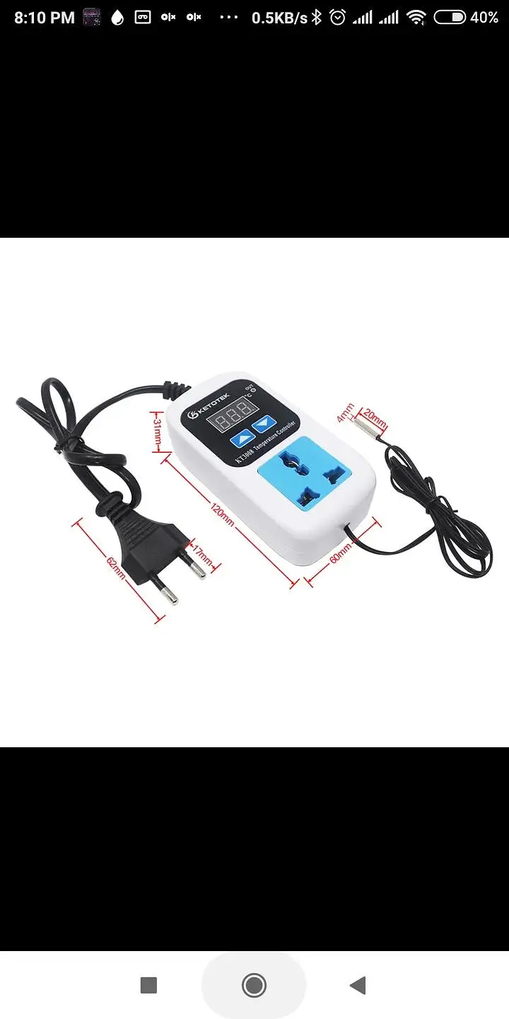 Digital Thermostat 220V incubator -50~110C With Sensor Temperature — photo 12