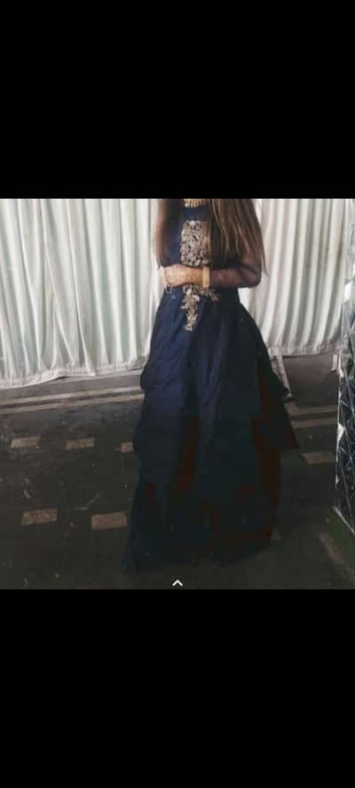 “Elegant Party Wear Maxi Dress with Heavy Embroidery”