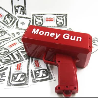 Super Money gun Machine toy battery operated