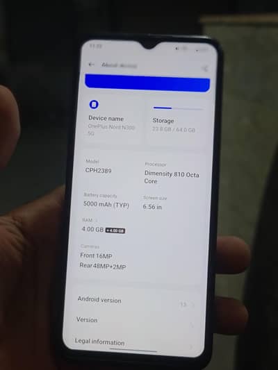 oneplus Nord n300 5g good camera good battery all okay condition  se