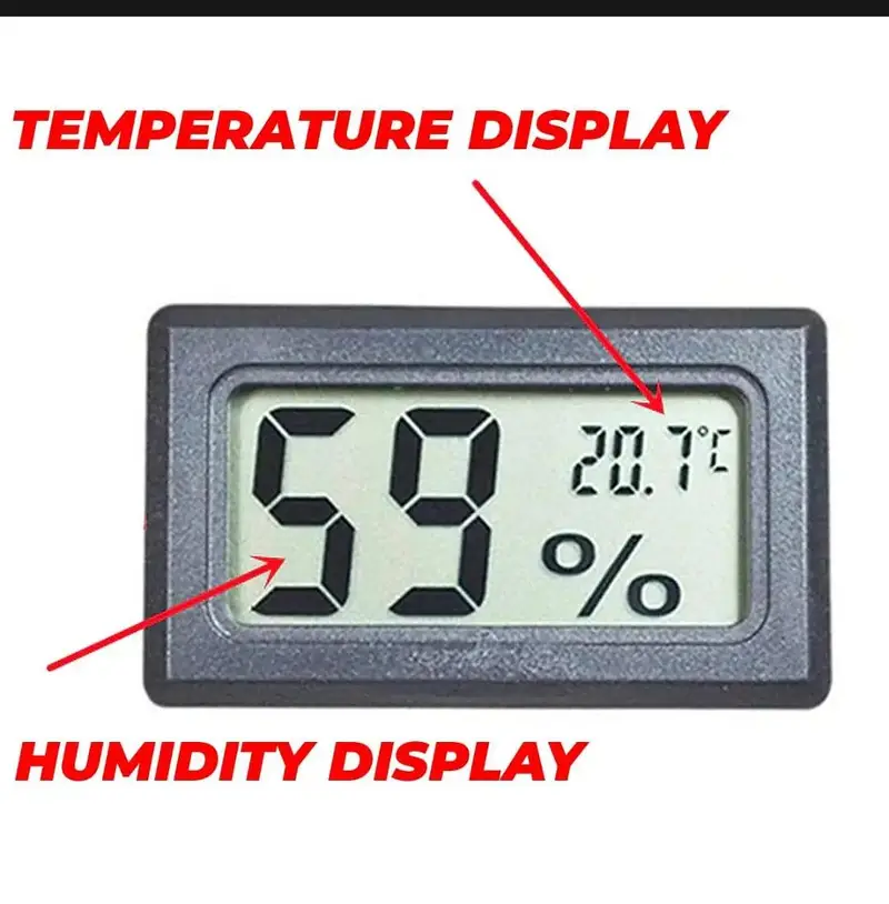 Thermometer Hygrometer incubator Manual Temperature Humidity — photo 8