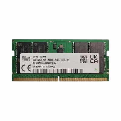32 gb & 16gb ddr5 laptop ram sodimm branded