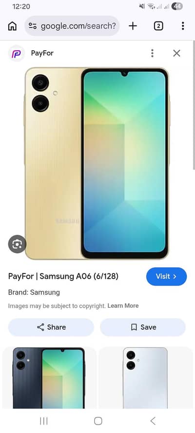 samsung a06 new hai warranty bi hai 3 maheenay use kiya hai