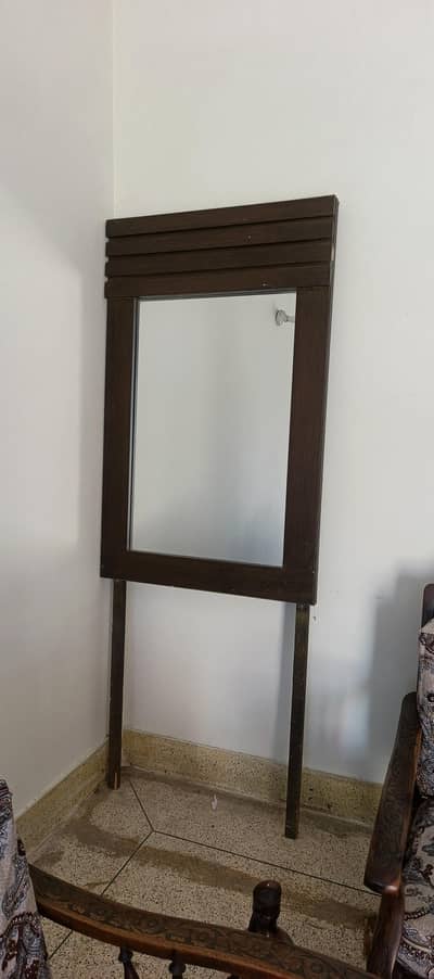 Dressing table mirrior with frame available for sale