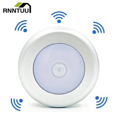 1pcs 6led Wireless night light PIR Motion Sensor light AAA*3 cell