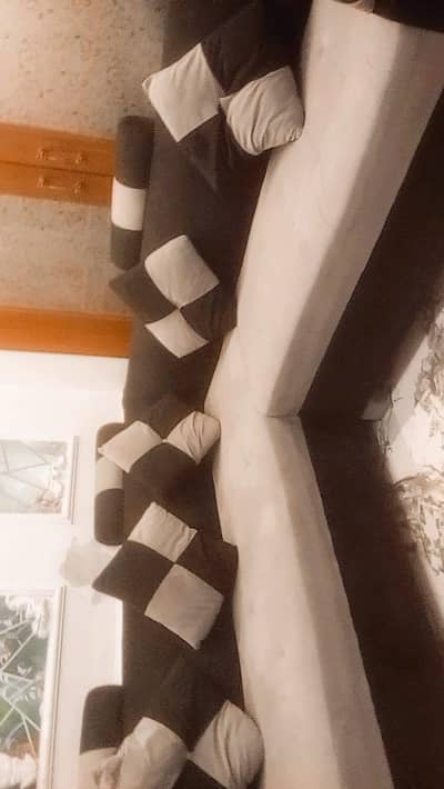 L-shape sofa set 6 seater