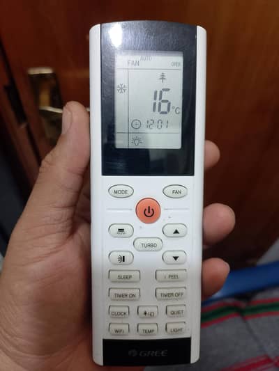 Gree pular Hair T3 Orienta T3 Original Remote (0300/4149583)