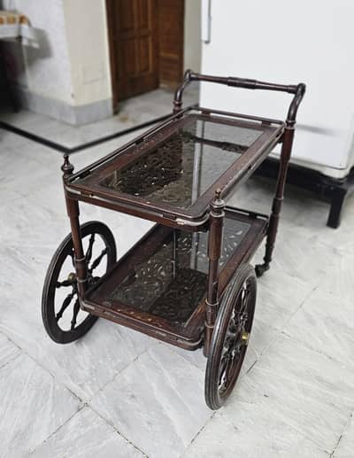 wooden Tea trolley