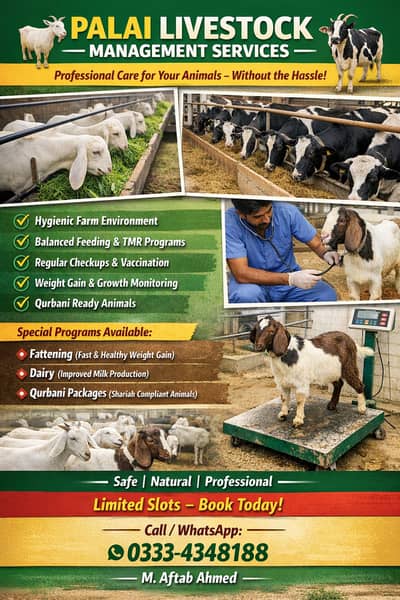 PALAI ( Goat & Cow ) - LIVESTOCK MANAGEMENT SERVICES