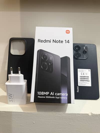 Xiaomi Redmi Note 14 256/8 10 Months Warranty All Accessories 10/10