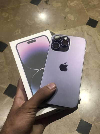 Iphone 14 pro max 128gb jv with box