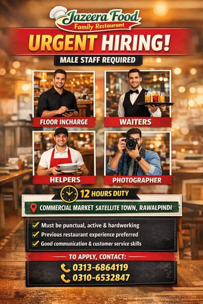 Restaurant Job