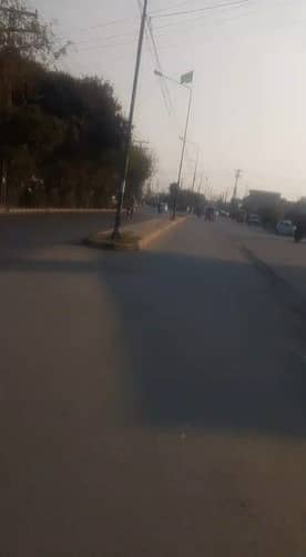 7 kanal two side open plot at main boulevard Sabzar