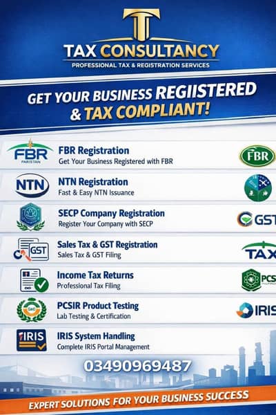 business registration and tex consultant