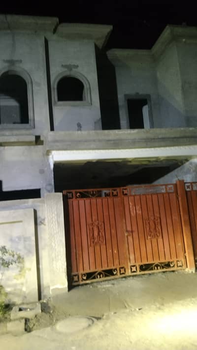 Sawa 6 Marla New Double Storey House For Sale Mps Road Boundary Wall Colony