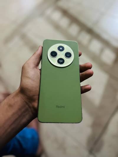 redmi 14c green leather back