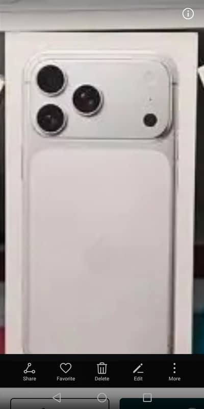 Apple iPhone 17pro max 2TB Siver JV  Boxpack