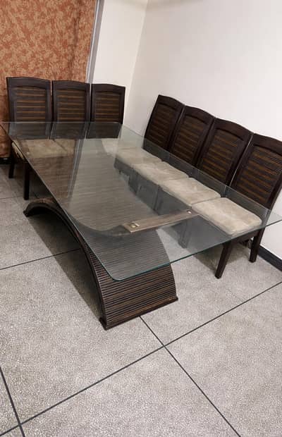 Elegant 8-Seater Dining Table Set for Sale