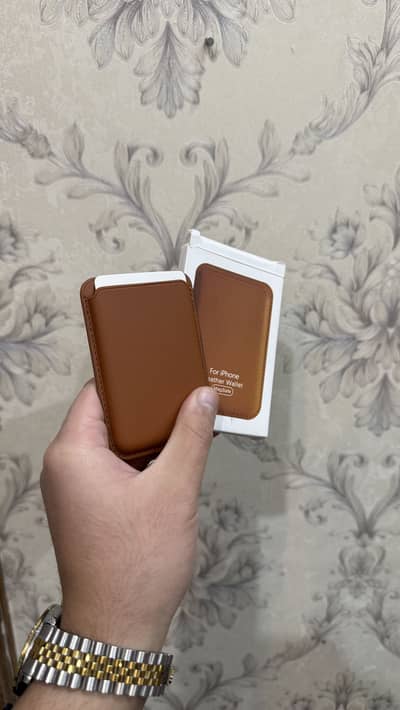 Magsafe Wallet A+ (Brown Leather)