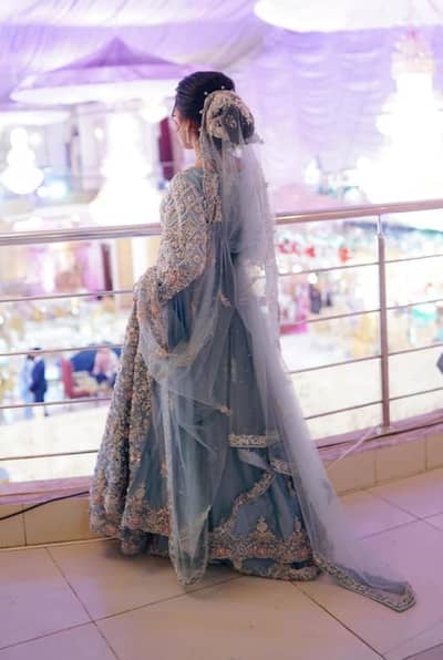 bridal walima reception maxi dress