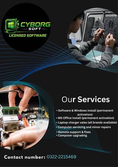 Professional Software Installation & Laptop Repair Services