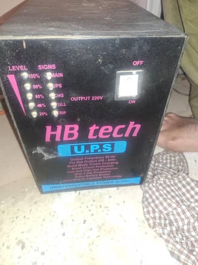 desi local ups 1000watt along with one solar panel of 160 watt