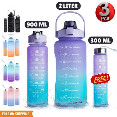 Water bottle 3 piece