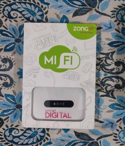 ZONG 4G NEW MODEL (20 DAYS USED)