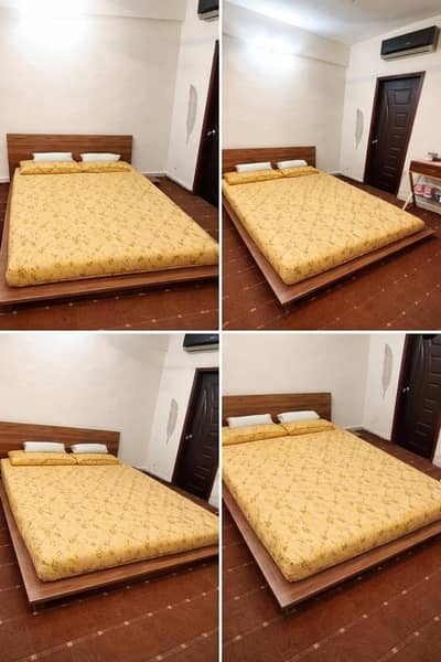 Vincent King Size Bed With Side Tables