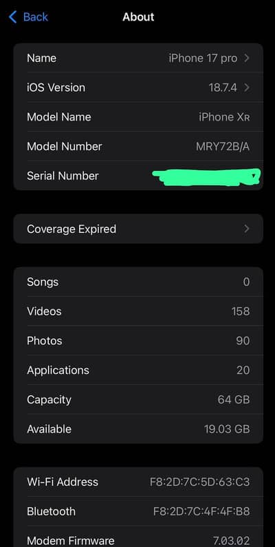 Iphone xr non pta factory unlocked 17 pro convert