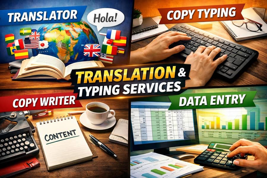 Copy Typing | Assignment Typing |  Ms Typing | Data Entry 0