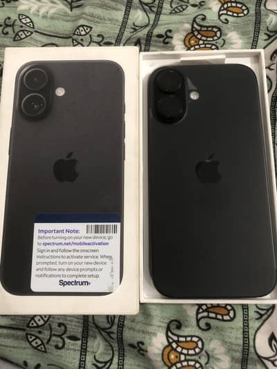 Iphone 16 128gb jv with box new