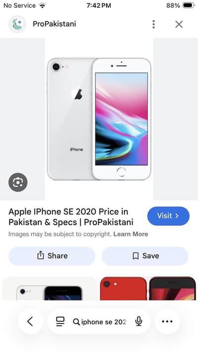 iPhone SE 2020 non pta 64 go