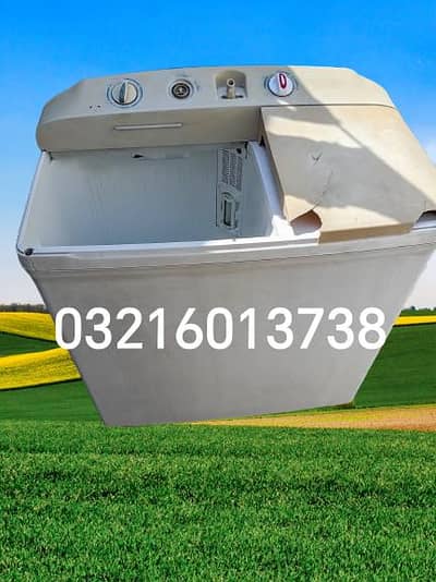 Dawlance washing machine with dryer.