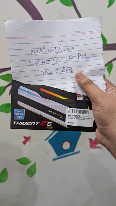 Tridient DDR 5 16X2 32GB brand new never open