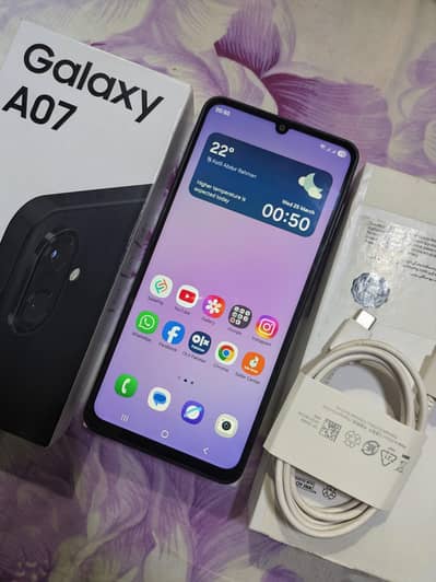 Samsung A07 4gb 64gb Mobile 2-Mont Used oppo vivo iphone tecno infinix