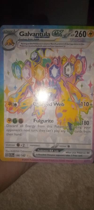 Pokemon card Galvantula ex