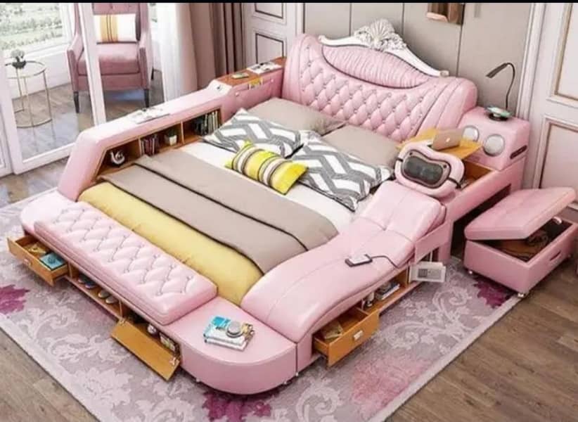 smart bed#doublebed#bedset#beds 5