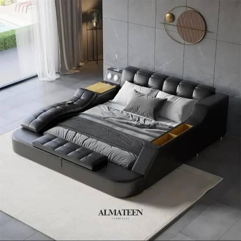 smart bed#doublebed#bedset#beds 8