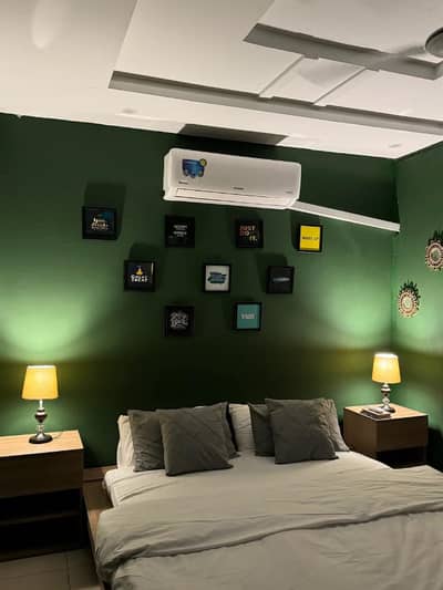 Daily rental apartments are available safe secure neat and clean.