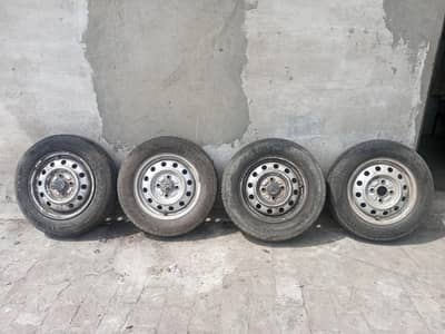 13 inch rims with tyres overall condition 8/10