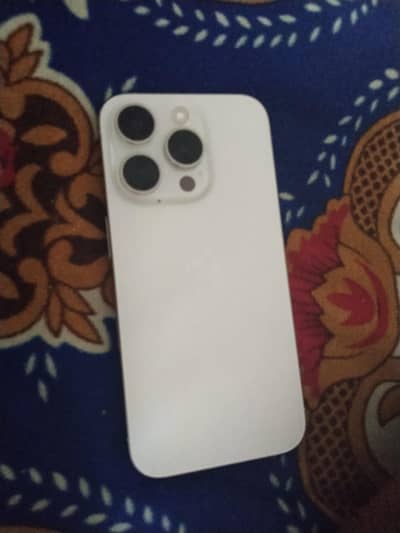 Iphone 15 pro 128 gb 3 months sim time Display message white colour