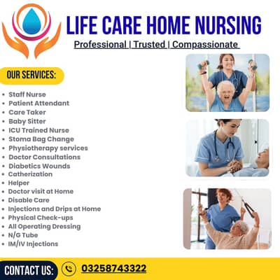 Home Nursing, Patient Care & Physiotherapy Services – Life Care