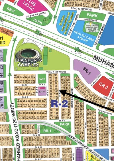 1 Kanal Plot For Sale In DHA Multan Sector R