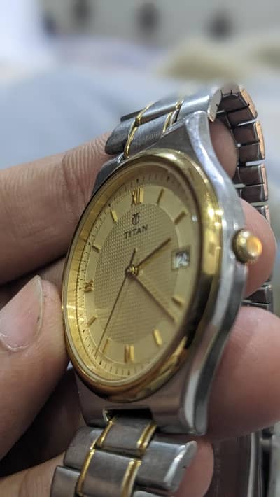 Authentic Titan Classique Two-Tone Men’s Watch